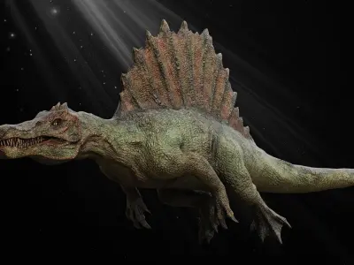 Spinosaurus - Spino Dinosaur Low-poly 3D model