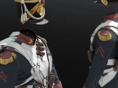 SOLDIER Grande Armee French 3D model