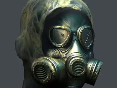 Helmet 3d model military combat Military Low-poly Low-poly Low-poly 3D model