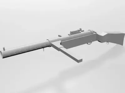 MP 28 Gun 01 3D model
