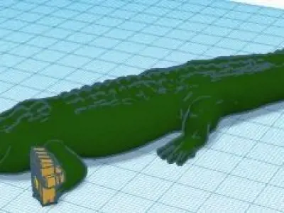 croconos crocodile 3D print model