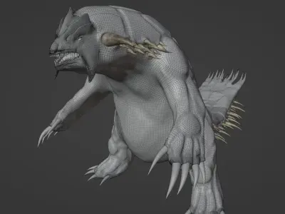 Realistic Groudon 3D model 3D model