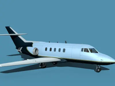 British Aerospace 125 Dominie V12 3D model