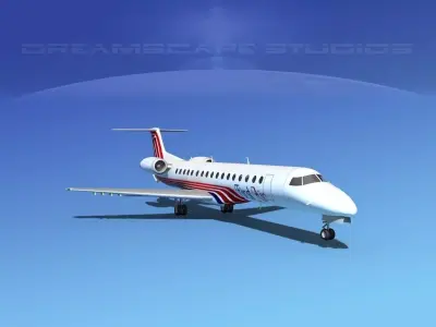 Embraer ERJ-145 First Air 3D model