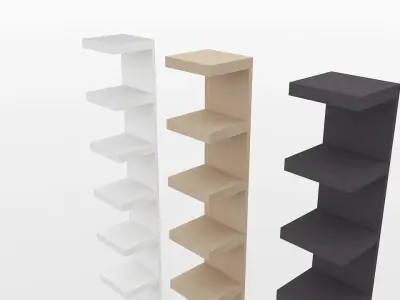 Ikea LACK bookcase Free 3D model