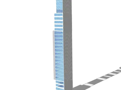 Commercial high-rise 01 3D model