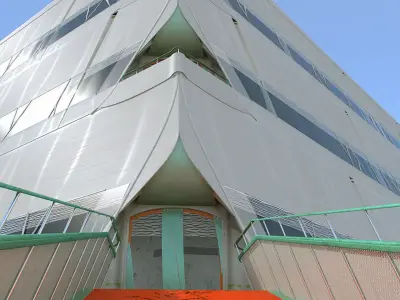 Ziggurat building 3D model