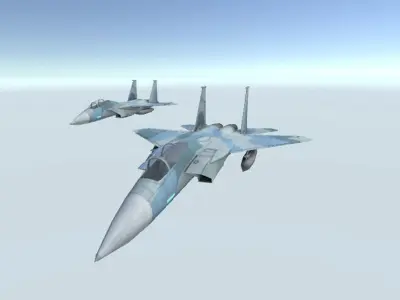 F 15 C Eagle Free low-poly 3D model