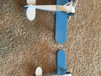 Modular Toy Biplane 3D print model