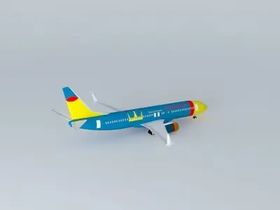 Royal Airways Boeing 737 800 at Tenerife Sur Airport Free 3D model