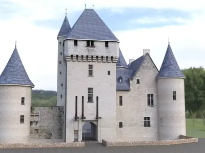 Chateau du Rivau 3D model
