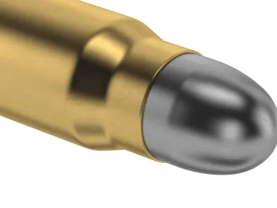 Bullet 30 LUGER Low-poly 3D model