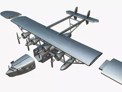 Sikorsky S-40 - 3D Printable Model 3D print model