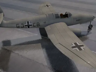 Heinkel He-280A 3D model
