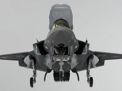 Lockheed Martin F-35B Lightning II  -  NOT RIGGED Low-poly 3D model