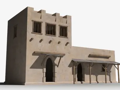 Arab x25 Low-poly 3D model