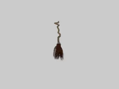 Witch Broom 2 3D model