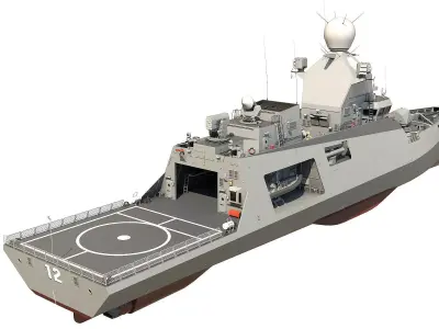 Corvette Class Ship 3D model