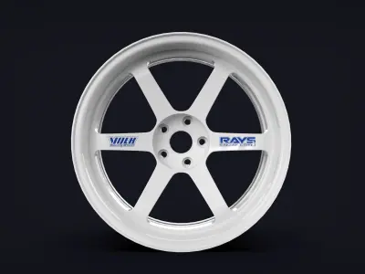 Volk Rays TE37SL 3D model