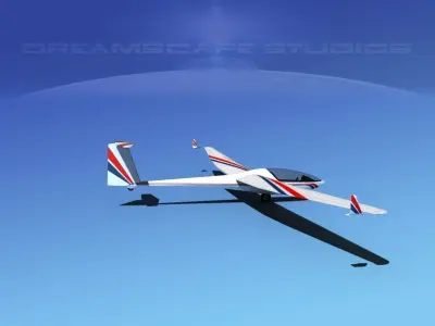 Glaser-Dirks DG-300 Glider V01 3D model