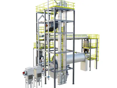 Industrial Mill 3D model