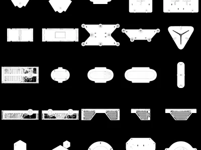 Free Sci-fi decals pack Texture