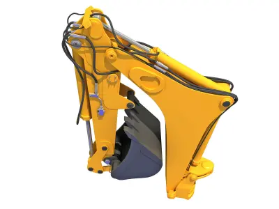 Backhoe Loader Attachment 3D model