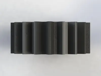 Engrenagem de Portao Eletrico Eletric Door Gear Dia 32 x 12 3D model