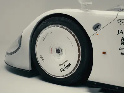 Bridgestone Slick Racing Tire  3D model