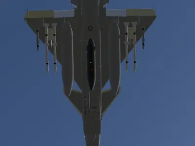 J-10C CGI 3D Model Low-poly 3D model