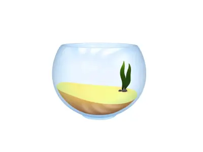 Fish Bowl 3D model