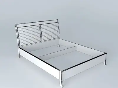 Bed Frame Free 3D model