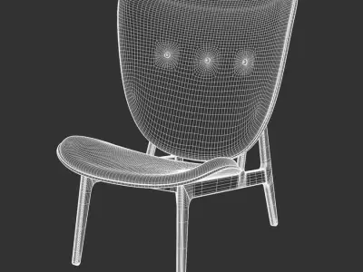  Replica Norr11 Safari Armchair Model, Brown 