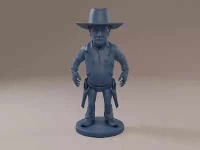 Donald Trump Cowboy 3D print model