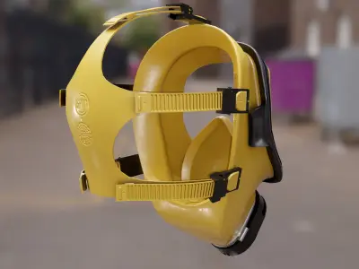 Safety Gas Mask 3D model