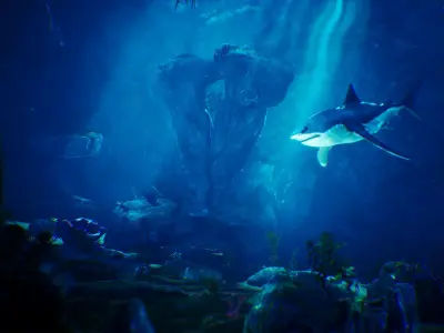 Underwater World  70 Assets Low-poly 3D model