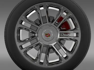 Cadillac Escalade 2013 wheel 3D model
