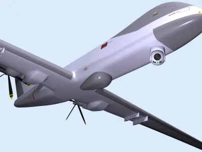 MALE RPAS 3D model
