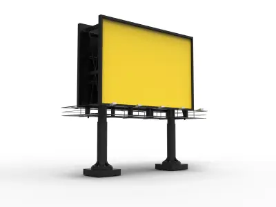 Billboard 3D model