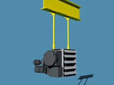 FX16 Heater Ceiling and Wall 3D model