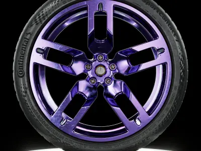 Continental Sport Contact 7 245 30 R20 3D model