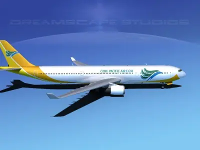 Airbus A330-300 Cebu Pacific 3D model