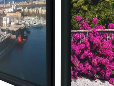 Paintings Low-poly 3D model