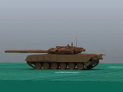 T-90 Tank 3D Print 3D print model