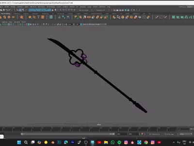 SWORD MODEL Low-poly 3D model