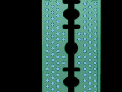  25 mm balet Gold Pendint 3D print model