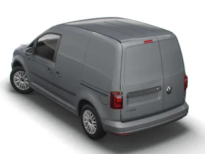 Volkswagen Caddy UK-spec Trendline 2020 3D model