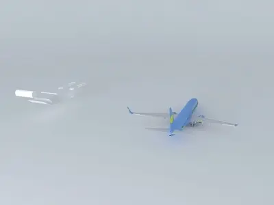 Palauan International Airways Boeing Paint Kit Free 3D model