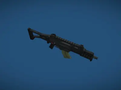 G36 Low-poly pixel Low-poly 3D model