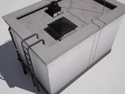 Electricity Transformation Station 3D model